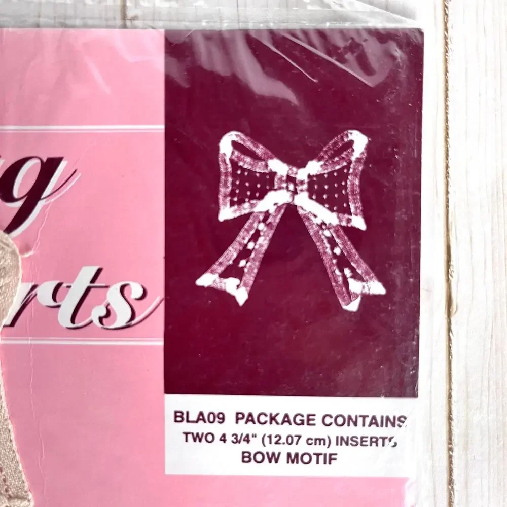 Lot of 3 Vintage Battenburg Lace Inserts Sew-On Embellishments New Old Stock